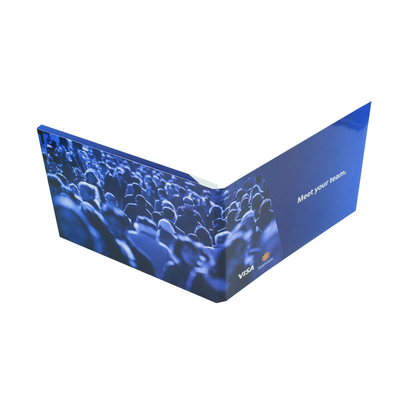Brochure de vídeo LCD de 7 pulgadas con diseño de impresión personalizado para marketing por correo de vídeo