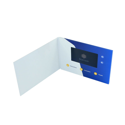 Displays de marketing de LCD digital libro con 2.4 "2.8" 4.3 "5" 7 "9" 10 pulgadas pantalla LCD Video folleto libro calidad de impresión personalizada