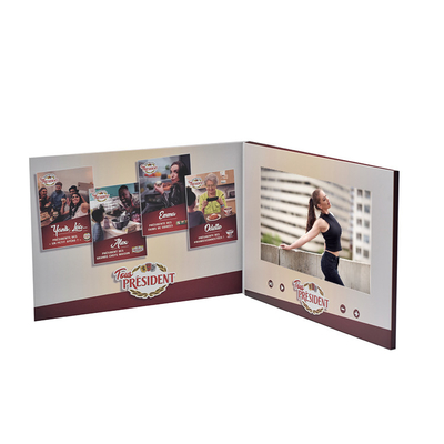 Brochure de video de immobiliaria impreso personalizado para el video de marketing de video de la inmobiliaria