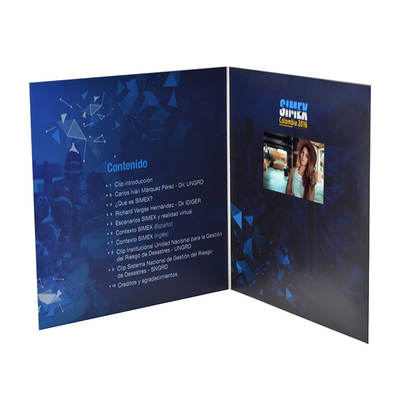 Folleto de video Pantalla HD Folleto Chino Proveedores de folletos de video caseros Folleto de publicidad de video para promoción