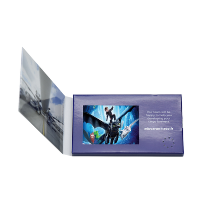 Productos promocionales Vídeo libros, tarjetas de felicitación de vídeo, folletos de vídeo para publicidad