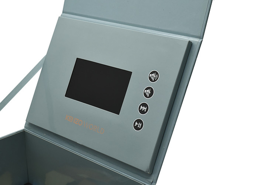 Caja de embalaje de video con impresión personalizada para marketing, caja de regalo de video IPS de 4.5 pulgadas, video LCD en caja