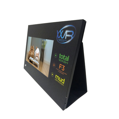 Display de vídeo LCD con adaptador de corriente alterna para tiendas