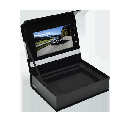 Caja de regalo de video magnético promocional personalizado de pantalla de LCD