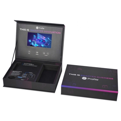 Caja de vídeo de presentación personalizada de pantalla de 5 pulgadas caja de vídeo LCD con EVA para el lanzamiento de nuevos productos