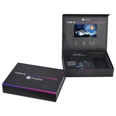Caja de vídeo de presentación personalizada de pantalla de 5 pulgadas caja de vídeo LCD con EVA para el lanzamiento de nuevos productos