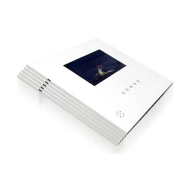 Reproductor de video accionado por botón, componentes de monitor de video LCD, módulo LCD de 7 pulgadas para folleto de video en blanco