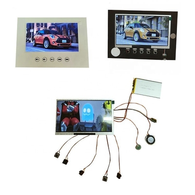 Modulo de reproductor de vídeo LCD personalizado, módulo de vídeo MP4 LCD TFT con memoria de 8 GB