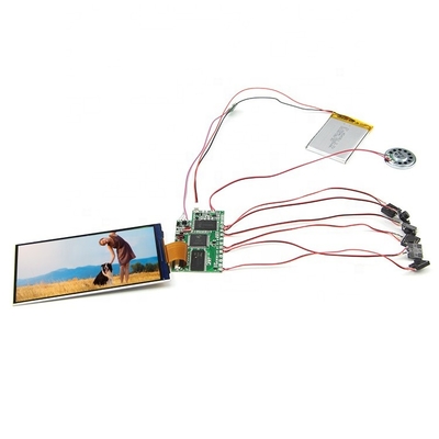 4.3/5/7/10.1 pulgadas componentes de pantalla de monitor, módulo de vídeo de pantalla TFT LCD montable con botones y batería