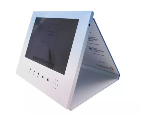 10 pulgadas LCD POS video display stand,LCD video brochura muestra el calendario de vídeo