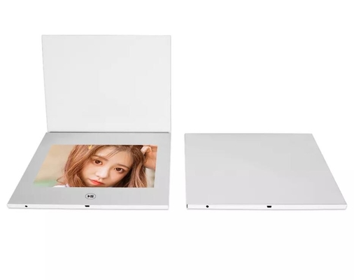 Impresión personalizada de 7 pulgadas y 10 pulgadas, carpeta publicitaria portátil, reproductor de video para marketing, tarjeta de video de felicitación