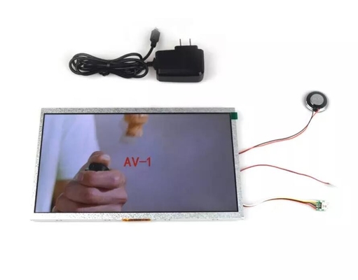 Conjunto de módulos de ensamblaje de pantalla LCD de 10 pulgadas para uso en pantallas de vídeo POS/POP con batería y controles de botones
