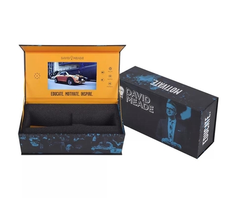 Caja de regalo de vídeo LCD de impresión personalizada caja de regalo con embalaje de caja de vídeo de monitor LCD