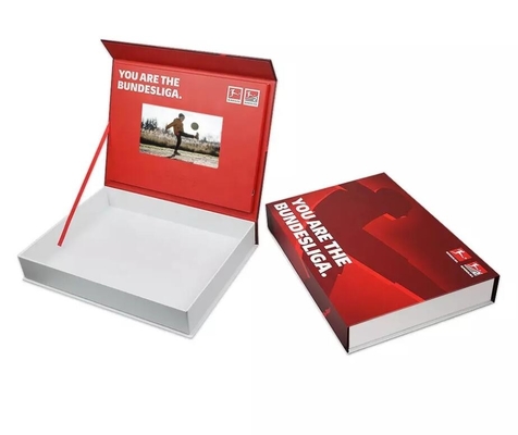 Caja de visualización de vídeo TFT LCD de 7 pulgadas, diseño de impresión personalizado Caja de regalo con pantalla LCD