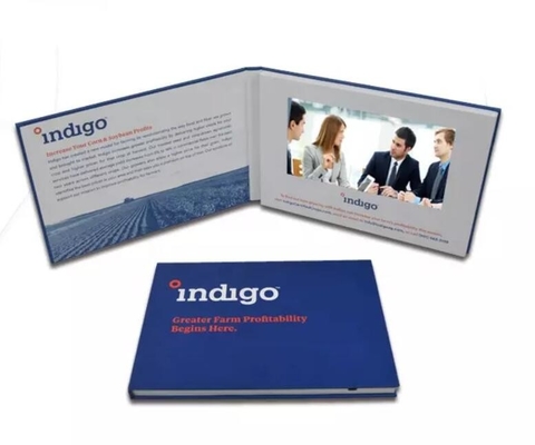 Publicidad personalizada reproductor multimedia LCD módulo de sonido folleto de vídeo tarjetas para farmacia