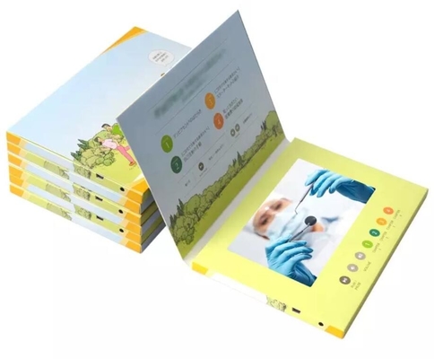 Publicidad personalizada reproductor multimedia LCD módulo de sonido folleto de vídeo tarjetas para farmacia