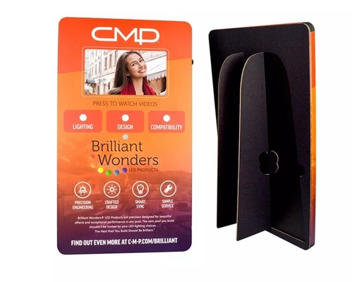 Display de vídeo LCD de punto de venta con accionamiento de corriente alterna con pantalla de vídeo LCD POS de 10 pulgadas