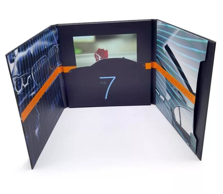 Folleto de video farmacéutico de marketing, folleto de video con pantalla LCD IPS de 7 pulgadas, libro de álbum de video, idea de regalo promocional