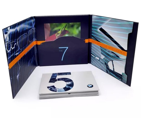 Libro de vídeo de publicidad de bodas con fotograma digital mini LCD de 7 pulgadas