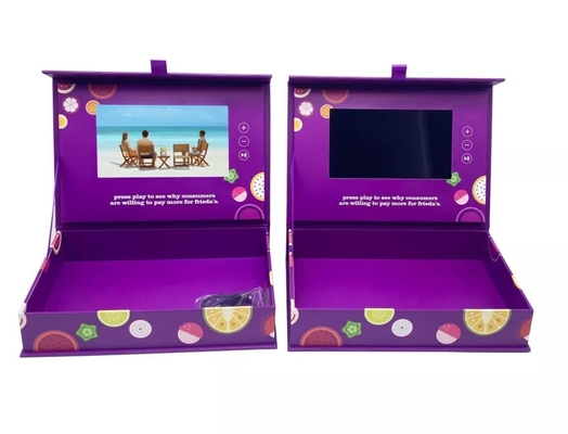 caja de vídeo LCD de diseño personalizado caja de pantalla LCD paquete caja de publicidad LCD digital