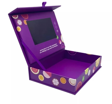 caja de vídeo LCD de diseño personalizado caja de pantalla LCD paquete caja de publicidad LCD digital