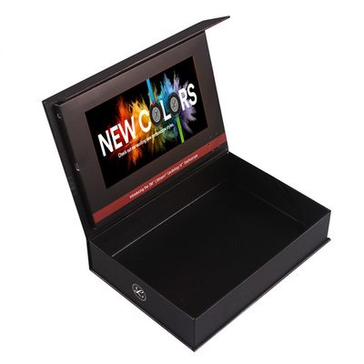 Cajas de pantalla LCD de 7 pulgadas embalaje personalizado y medios caja de regalo de vídeo LCD para publicidad caja de vídeo