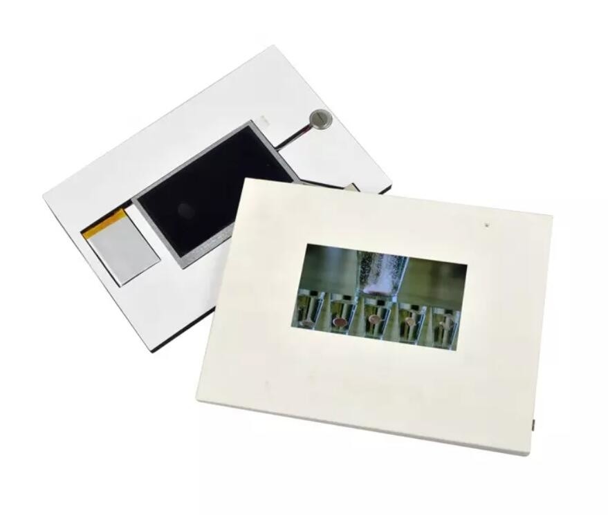 Módulos de tarjeta de video LCD de 4.3 pulgadas TFT con botón pulsador y kits de electrónica interna para ensamblaje de pantalla de video personalizado